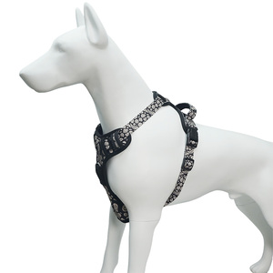 Fashion Adjustable No Pull Dog Harness Custom Print Reflective Breathable Pet Vest Harness for Medium Large Dogs Daily <b>Walking</b> - Product Image 6