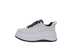 Zapatillas Blancas Deportivas Casuales para Mujer, 26.º Aniversario, Nuevo Estilo de Primavera, Tacón Alto, Suela Gruesa, Versátiles, Modernas y Elegantes - Product Image 4