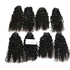 Extensiones de cabello humano virgen vietnamita rizado, sin enredos, sin caída, trama a máquina, 100g, precio de fábrica al por mayor - Product Image 1