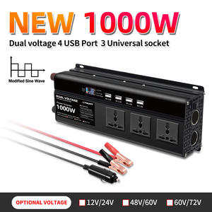 <span class=keywords><strong>LVYUAN</strong></span> 350W <span class=keywords><strong>500W</strong></span> 800W 1000W Onduleur à onde sinusoïdale modifié (fixe) Onduleur à onde sinusoïdale modifiée pour voiture - Product Image 4