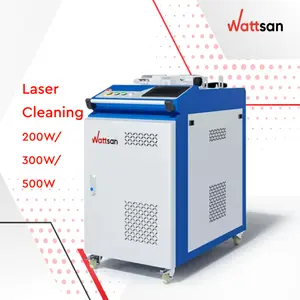 Wattsan manual laser cleaning machine 500w 300w lcm 200w pulse laser cleaning machine 200w suitcas