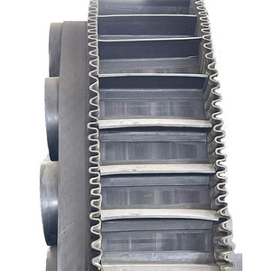 Kualitas baik tahan lama harga rendah sided dilipat <span class=keywords><strong>Cleated</strong></span> sabuk <span class=keywords><strong>Conveyor</strong></span> untuk vertikal angkut - Product Image 3
