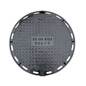 Couvre-regard rond <span class=keywords><strong>de</strong></span> sécurité routière en <span class=keywords><strong>fonte</strong></span> d'acier moulée en usine, système <span class=keywords><strong>de</strong></span> verrouillage EN124 personnalisé, logo personnalisé en <span class=keywords><strong>fonte</strong></span> ductile D400 - Product Image 6
