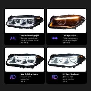 Fari LED Plug and Play per <span class=keywords><strong>Auto</strong></span> Modificate, Aggiornamento per Serie 5 F10 F18 2011-2017, Lente Proiettore DRL, Faro LED - Product Image 2