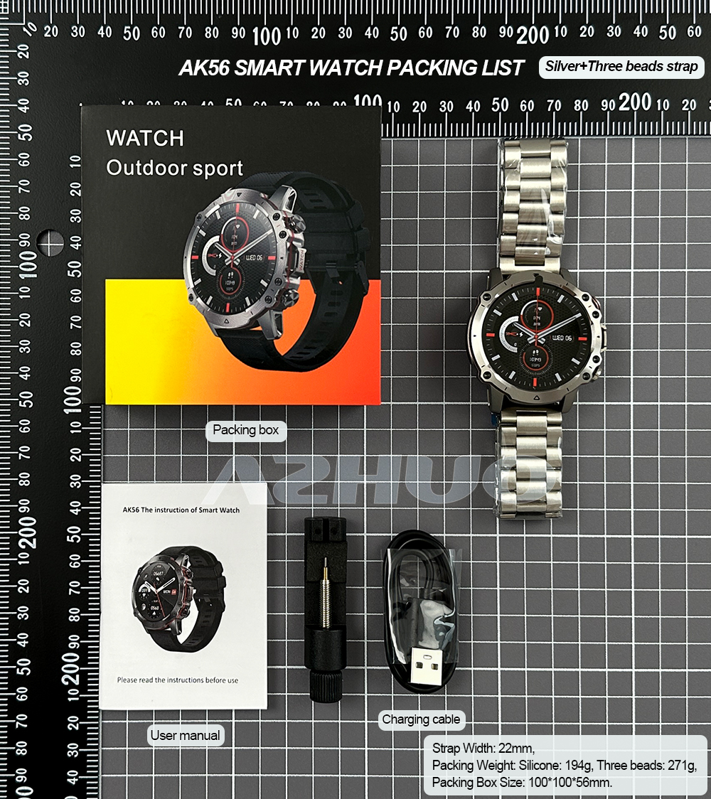 小物 ACRONYM HG1-AK AK56 Smart Watch Men - 1.43 Inch BT Call Smartwatch with 110+