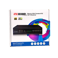 Decodificador ATSC, Receptor de TV HD, Full HD 1080P para EE. UU., Canadá, México, ATSC 8VSB 64/256QAM, Receptor de Transmisión Digital