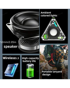 Mini haut-parleur sans fil <span class=keywords><strong>Triangle</strong></span> Cool caisson de basses <span class=keywords><strong>HiFi</strong></span> son Surround extérieur maison Portable haut-parleur sans fil lecteur de musique - Product Image 6