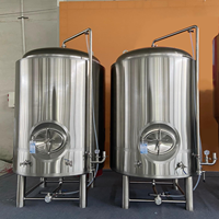 Réservoirs de brassage isobariques en acier inoxydable de 500 L avec gaine alvéolée (BBT) pour la vente