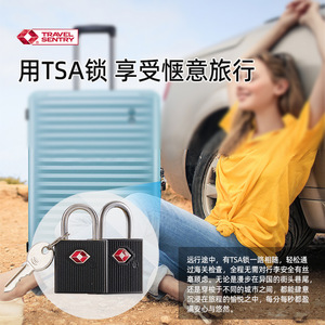 <b>TSA</b> Approved Padlock 38mm Mechanical Travel <b>Lock</b> With Universal Key For Luggage And Bags Powder Coated ABS Material - Product Image 4