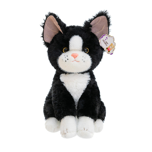 Peluche de <span class=keywords><strong>Gato</strong></span> Realista Kawaii, Juguete de Peluche Suave de Algodón PP, Muñeco de Animal para Venta al por Mayor y Menor, Decoración del Hogar y Regalo de Cumpleaños para Amantes de los Gatos y Niños - Product Image 1