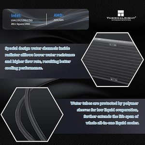 Radiateur de refroidissement liquide Thermalright Aqua Elite 360 V3 <span class=keywords><strong>Aio</strong></span> 360 compatible avec les processeurs AMD et Intel - Product Image 3