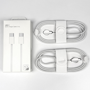Câble de charge rapide USB-C vers USB-C 60W à vente chaude pour <span class=keywords><strong>Apple</strong></span> pour iPhone 15 16 17 en cuivre pur avec gaine en nylon - Product Image 5