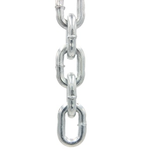 DIN766 DIN763 DIN5685 Padrão galvanizado Link Chain Aço carbono Roller Conveyor Chain com acabamento em zinco - Product Image 2