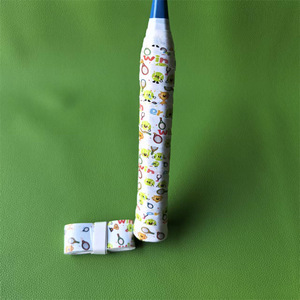 Nouvelle arrivée <span class=keywords><strong>Raquette</strong></span> de badminton de haute qualité Poignée Protection de la poignée Impression personnalisée Motif Usine Vente en gros Tennis Surgrip - Product Image 3