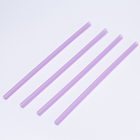 Pailles en plastique multicolores esthétiques en forme de fleur, 8 mm, réutilisables, sans BPA, pour la décoration d'événements et de fêtes, achat en gros