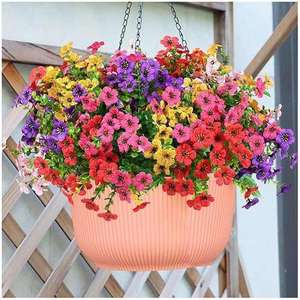 Flores Artificiales de Eucalipto y Suculentas para Colgar en la Pared, Decoración Estética para el Hogar, Suministros para Decoración Interior y Exterior - Product Image 5