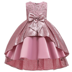 Vestido de Fiesta para Niñas con Lazo de Princesa y Estampado Floral, Venta al Por Mayor - Product Image 2