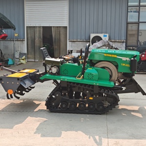 Il Più Vantaggioso Nuovo Micro Coltivatore Cingolato Multifunzione Diesel, Motozappa Rotativa per Piccole Auto Passeggeri, Pompa, Motore a Ingranaggi - Product Image 3