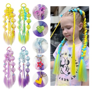 Shinein - Nueva Extensión de Cabello Trenzado de 12 Pulgadas con Color Degradado para Niños, Extensión de Cabello Trenzado de Ganchillo con Burbujas para Niños - Product Image 1