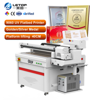 Impresora de Inyección de Tinta Digital LETOP, Plotter de Impresión, Máquina Impresora Plana UV de Gran Formato, Impresora 3D Multicolor para Acrílico
