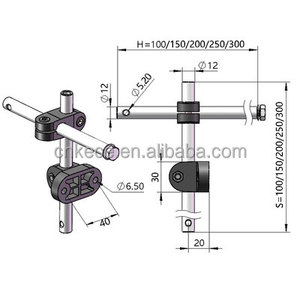 Băng tải kẹp băng tải hướng dẫn hệ thống đường sắt - Product Image 1