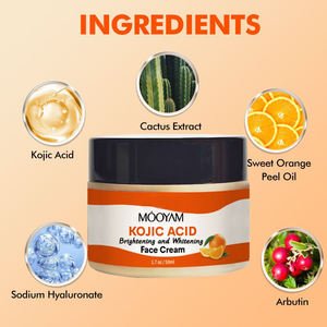 % 100% doğal kojik asit parlatma ve beyazlatma yüz kremi portakal kabuğu yağı <span class=keywords><strong>C</strong></span> vitamini koyu nokta kremi kaldırmak - Product Image 5