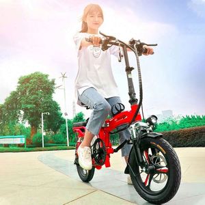 Vélo électrique <span class=keywords><strong>pliable</strong></span> en gros 36V pouces de haute qualité 7.5Ah Mini 16 avec batterie 350W Prix bas Acheter vélo électrique de ville - Product Image 1