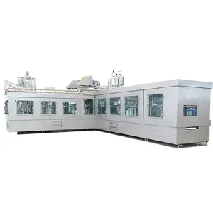 Full automatic bottle mango apple orange pineapple tomato fruit juice filling bottling machine equipment