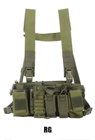Gilet tactique à la mode pour homme, sac imperméable antivol, harnais pour le tir, la chasse, les jeux CS, gilet de poitrine souple avec fermeture éclair Molle