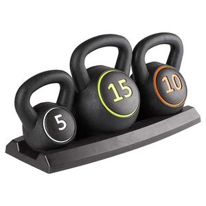 Bán buôn 5/10/15lb kettlebell trọng lượng miễn phí kettlebell Set tập thể dục Trọng lượng nâng Ấm đun nước chuông - Product Image 2