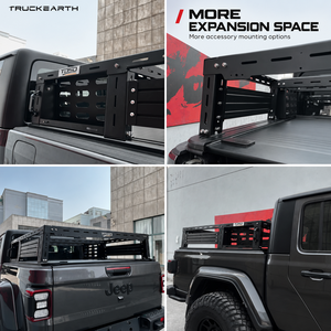 Manuell einziehbare Laderaumabdeckung für Land Rover Defender Pickups mit doppelter Entriegelung von beidseitiger Seite erhältlich. - Product Image 3