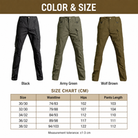 Pantalons cargo tactiques Ripstop en gros, multi-poches, vêtements de travail, OEM ODM