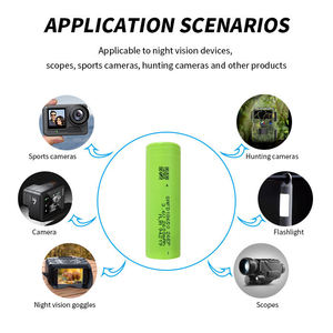 เซลล์ลิเธียมไอออนทรงกระบอก18650 2600mAh 3.6V 7.8A สำหรับเครื่องมือไฟฟ้าแบรนด์และแบตเตอรี่สกู๊ตเตอร์ - Product Image 4
