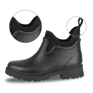 Stivali Wellington alla caviglia da <span class=keywords><strong>donna</strong></span> all'ingrosso OEM stivali da pioggia corti per l'estate inverno autunno impermeabili in gomma Chelsea Design - Product Image 3