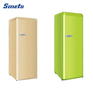 <span class=keywords><strong>Nevera</strong></span> <span class=keywords><strong>pequeña</strong></span> <span class=keywords><strong>Retro</strong></span> de doble puerta para uso doméstico, 280L, colorida - Product Image 3