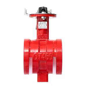 Vanne manuelle en fonte ductile à joint souple PN10, doublée en PTFE (fluor) et acier inoxydable, pour applications hydrauliques - Product Image 1