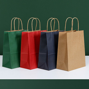 Bolsa <span class=keywords><strong>de</strong></span> Regalo <span class=keywords><strong>de</strong></span> Papel Personalizada con Asas, Bolsas <span class=keywords><strong>de</strong></span> Papel <span class=keywords><strong>de</strong></span> Agradecimiento para Boutique, Bolsas <span class=keywords><strong>de</strong></span> Papel Kraft Personalizadas al por Mayor - Product Image 4