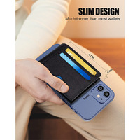 Dompet Kulit Asli Merek Terbaik Pria RFID Blocking Dompet Saku Depan Tipis Minimalis Penjepit Uang Dompet Tipis Pria
