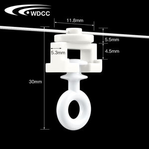 Hot Sell Home Decoration S Wave Curtain Ripple Fold Curtain Track Tape Runner Carrier - Product Image 6