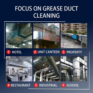 RJ-Bot G36 เครื่องมือ<span class=keywords><strong>ท</strong></span>ำความสะอาดคราบไขมันในครัวอุตสาหกรรม รุ่นใหม่ สำหรับ<span class=keywords><strong>ท</strong></span>ำความสะอาด<span class=keywords><strong>ท</strong></span>่อระบายอากาศแบบหมุน  <span class=keywords><strong>ท</strong></span>ำจากสแตนเลส กันน้ำระดับ IP65 - Product Image 5