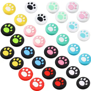 high quality Joy con soft rubber thumb stick cover cute cat claw grip for NS nintendo switch light
