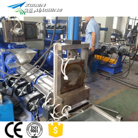 Ligne de machine de granulation de composé de granulés en plastique, prix de machine de granulation d'animal de compagnie