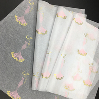 Emballage de papier de soie personnalisé, 17gsm, 50 pièces