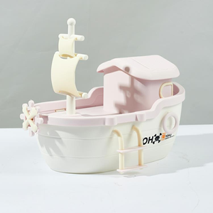 Tirelire en forme de <span class=keywords><strong>voilier</strong></span> de dessin animé pour enfants, boîte à monnaie mignonne en forme de bateau, ornement de décoration de bureau, cadeau d'anniversaire pour enfants - Product Image 5