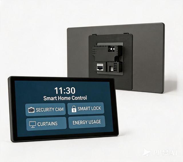 10.1Inch POE WiFi Android Wall-Mounted Central Control Panel  Remote Device Management for Smart Home/Office Use