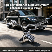 Silencieux d'échappement léger en acier inoxydable modifié pour Land Rover Range Rover, pièces de rechange Starcar Auto Upgrade
