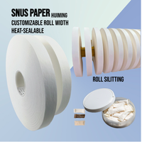 Offre Spéciale 30gsm thermoscellable Snus filtre papier Oral de qualité alimentaire papier Snus écologique pour mâcher du tabac de remplacement