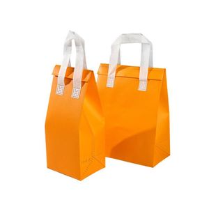Bolsa Térmica Ecológica de Papel de Aluminio No Tejido para Ensaladas, Sándwiches, Hamburguesas, Café, Pasteles, Entrega de Alimentos, Tamaños Personalizados, Desechable - Product Image 2