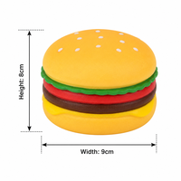 Squishy réaliste en forme de burger à remontée lente - Jouet anti-stress en mousse PU souple pour enfants et adultes