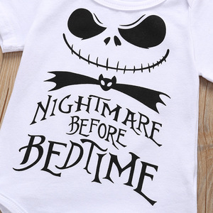 Tenues pour tout-petits, vêtements d'Halloween pour enfants, ensembles de combinaisons pour bébés avec pantalons complets de Chine - Product Image 3